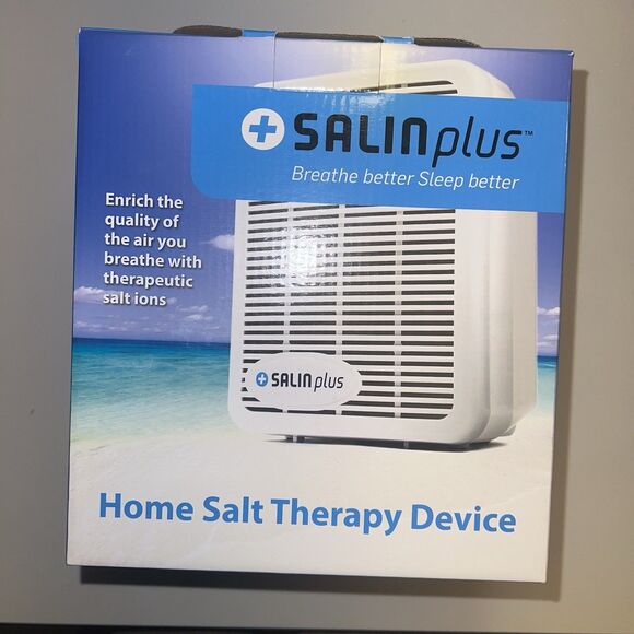 Salin Plus Home Salt Therapy Device Ionized Air Purifier SEE DETAILS NO CORD - Picture 2 of 14